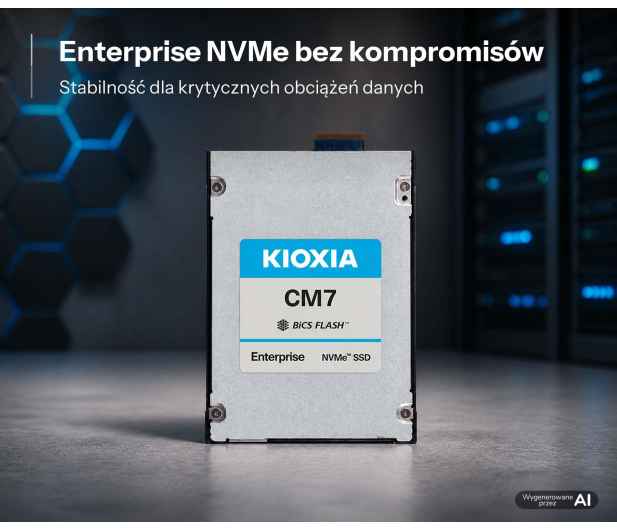 KIOXIA 12,8TB E3.S PCIe Gen5 CM7-V - 1597285 - zdjęcie 2